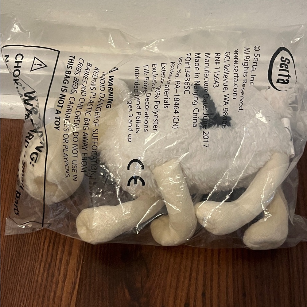 NEW Serta Sheep #1 Plush Lamb Mattress Advertising Stuffed Animal 2023